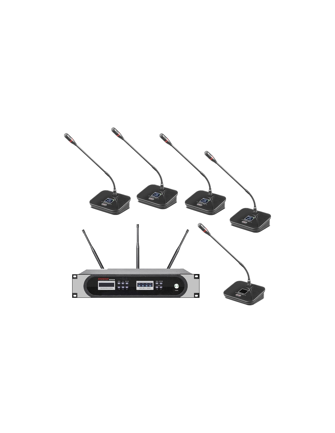 DW61 UHF Wireless Delegate Meeting Microphone (Gooseneck)
