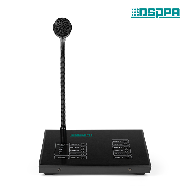 DSPPA MC12 : 6 Zones Remote Paging Microphone